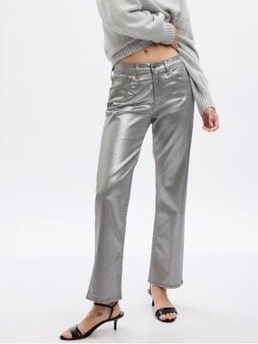 Gap Women's Silver / Grey Jeans